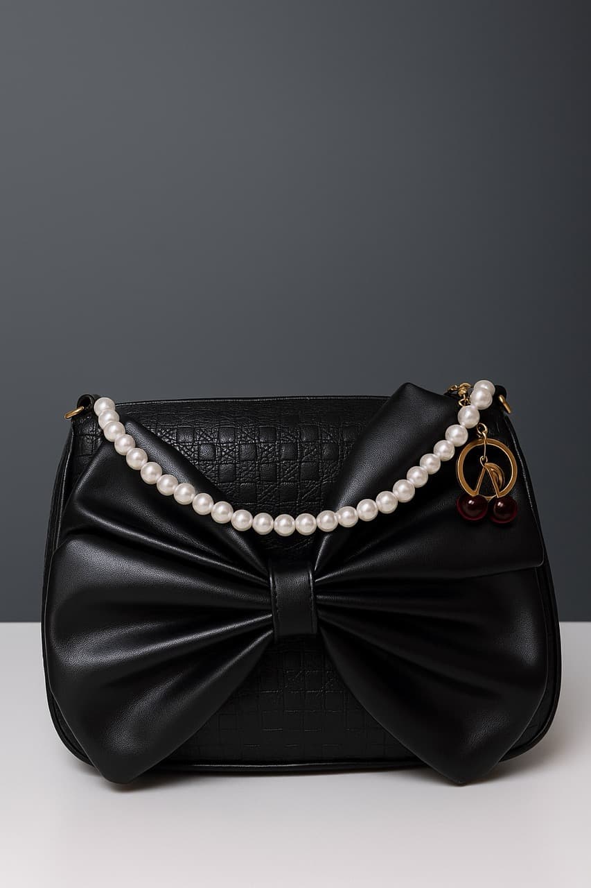 🍒 Patterned Bag (With Small Cherry) - Thumbnail 2
