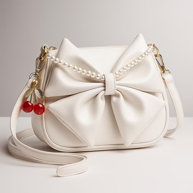 🍒Plain Pearl Bag (Small Cherry)